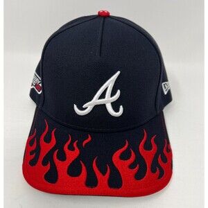 New Era Atlanta Braves 2025 MLB Speedway Classic 9FORTY A-Frame Snapback Cap Hat